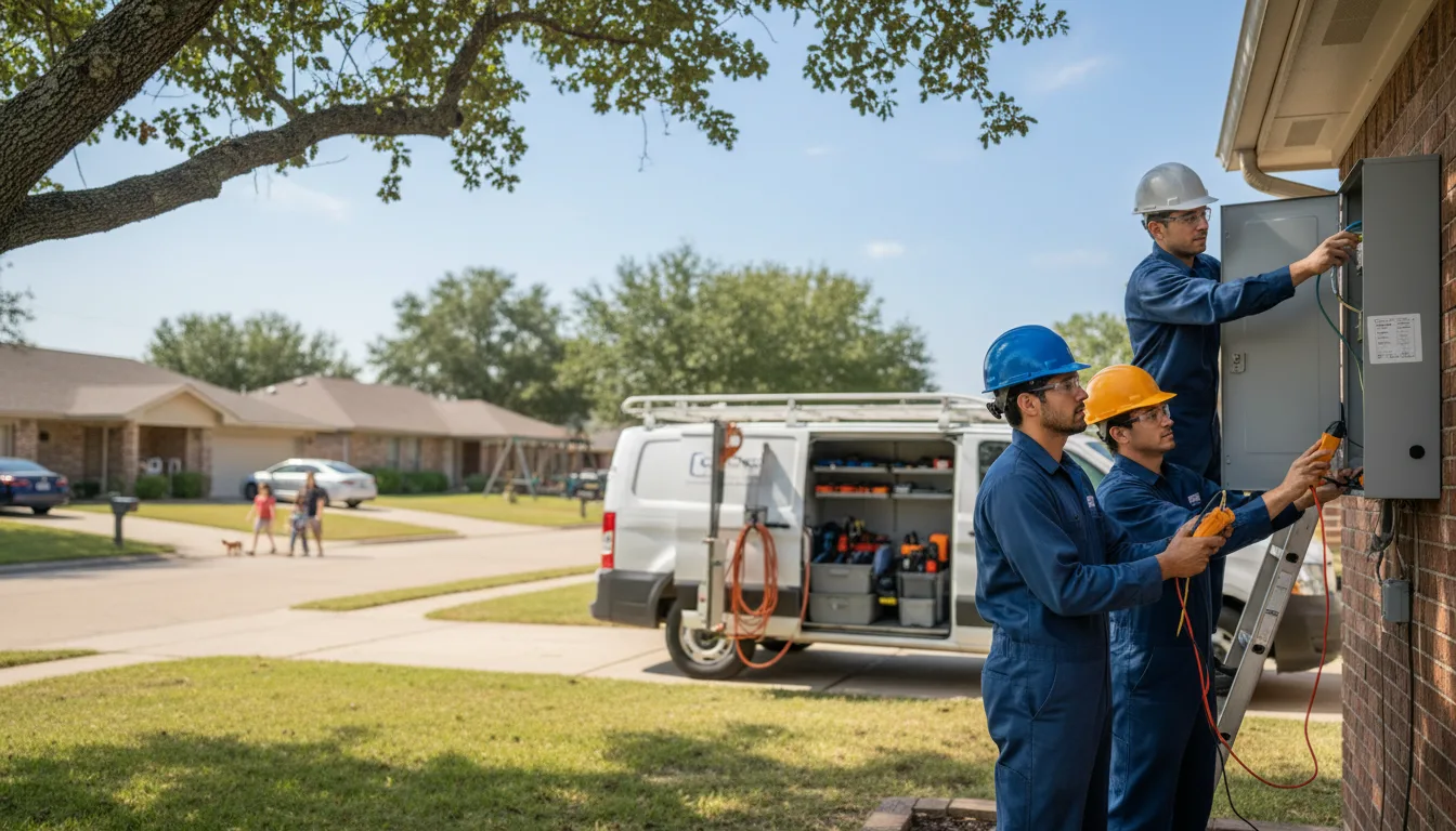 Certified electrician providing emergency electrical services in Fairview Heights, IL
